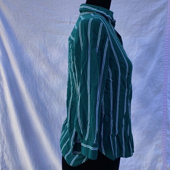 H&M Divided Striped V-neck Blouse Top - Picture 6 of 10